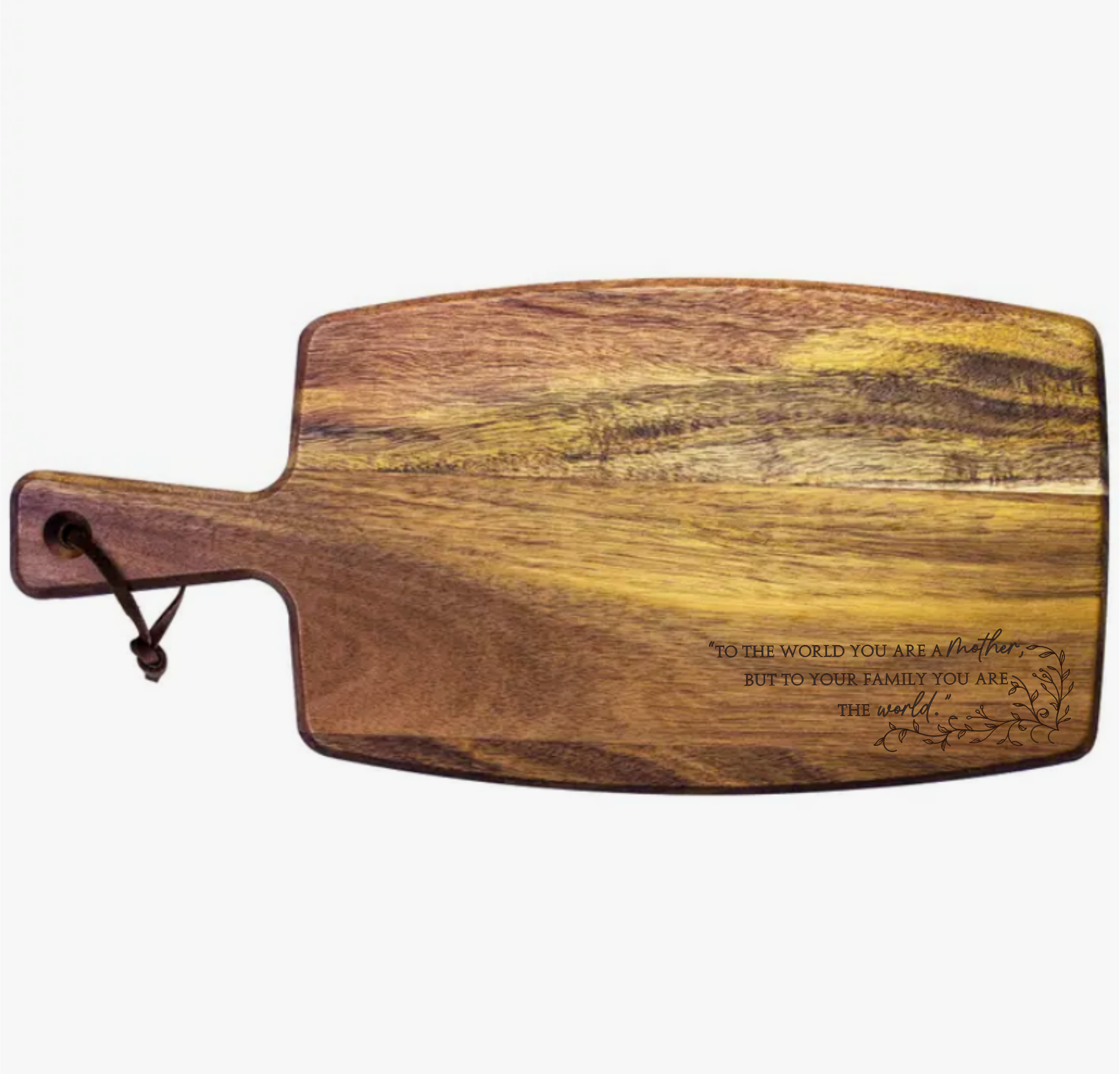 Mother You Are The World - Cutting Board - Premium home goods from Tuckahoe Hardwoods - Just $19.95! Shop now at Pat's Monograms