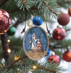 Holy Family Mango Wood Ornaments - Premium Christmas Ornament from Burton and Burton - Just $11.95! Shop now at Pat's Monograms