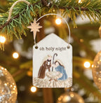 Divine Night Holy Family Ornaments - Premium Christmas Ornament from Burton and Burton - Just $13.95! Shop now at Pat's Monograms