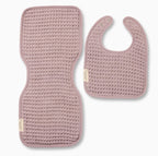Bib + Burp Reversible Waffle Set - Orchid - Premium Just for baby from Bella Tunno - Just $29.95! Shop now at Pat's Monograms
