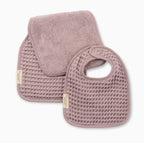 Bib + Burp Reversible Waffle Set - Orchid - Premium Just for baby from Bella Tunno - Just $29.95! Shop now at Pat's Monograms