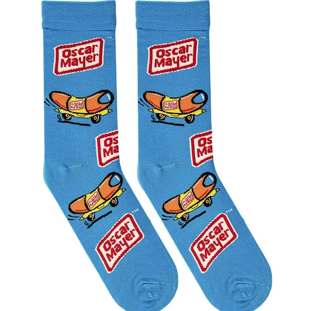 Oscar Meyer Weinermobile Crew Socks - Premium Socks from Crazy Socks - Just $8! Shop now at Pat's Monograms