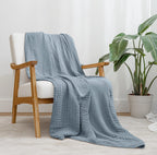 Adult Muslin Cotton Throw - Pacific Blue - Premium blanket from Comfy Cubs - Just $34.95! Shop now at Pat's Monograms