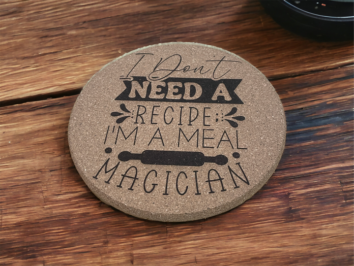 I'm a Meal Magician - Cork Kitchen Trivet - Premium Housewares from Pat's Monograms - Just $12.95! Shop now at Pat's Monograms