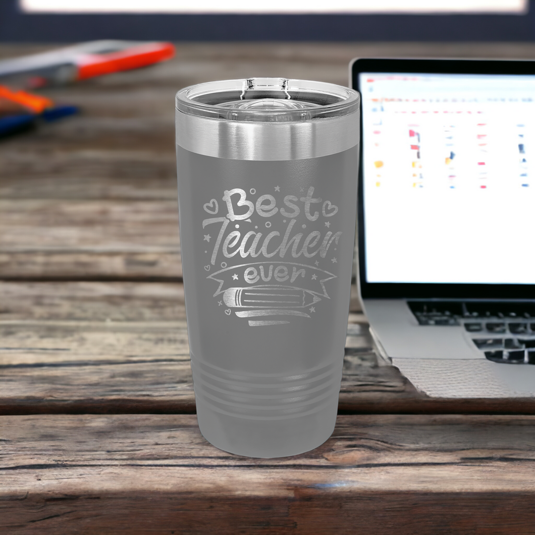 Teacher Appreciation 20oz. Tumblers - Premium drinkware from Pat's Monograms - Just $24! Shop now at Pat's Monograms