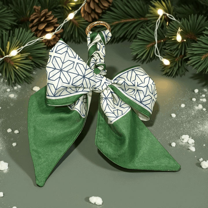 Braided Bow Bag Charm - Premium Accessories from Pat's Monograms - Just $12! Shop now at Pat's Monograms