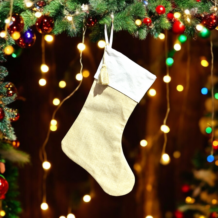 Linen Stockings - Premium Christmas Decor from Pippero - Just $12.95! Shop now at Pat's Monograms