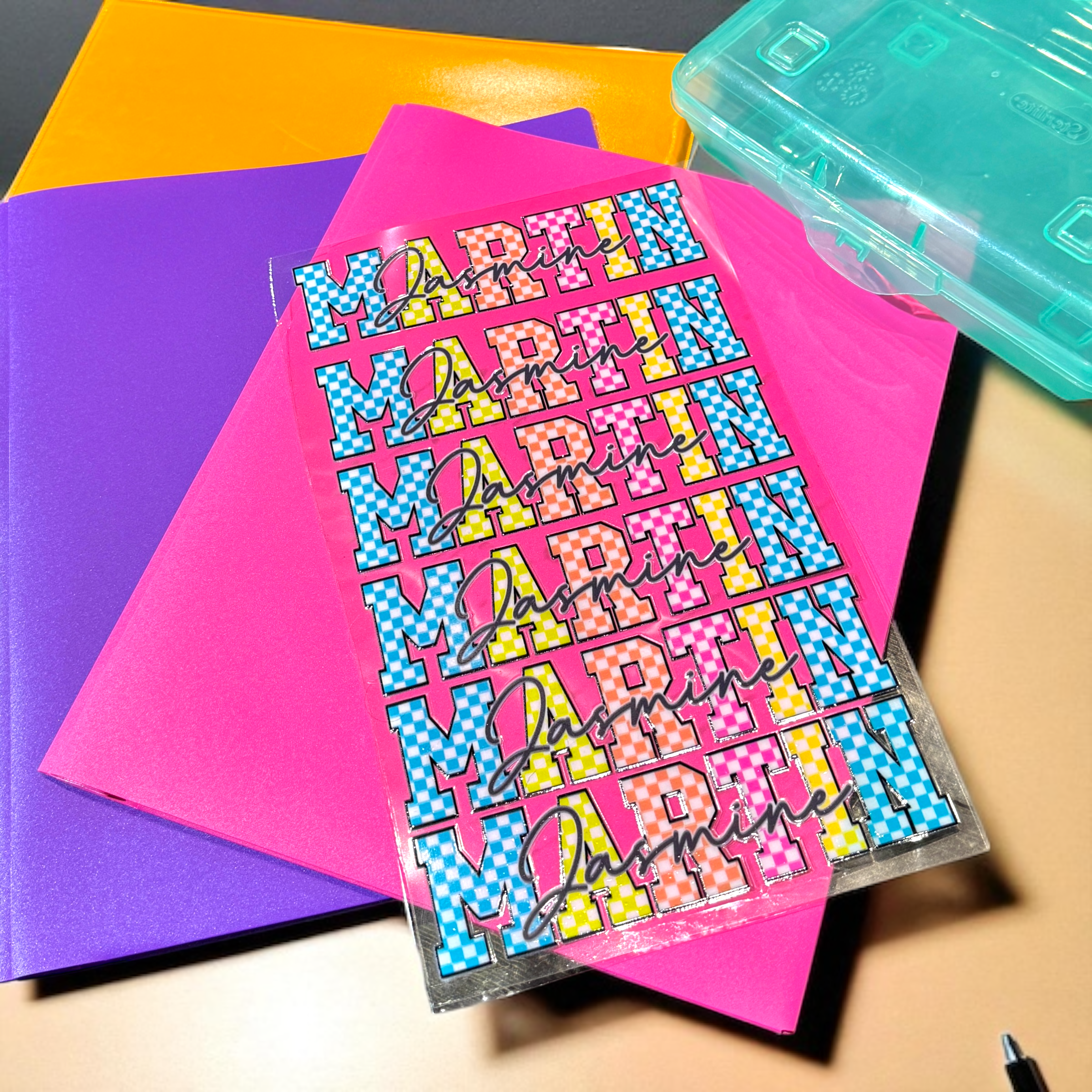 Back to School - UV Name Stickers - Premium Back to School from Pat's Monograms - Just $15! Shop now at Pat's Monograms