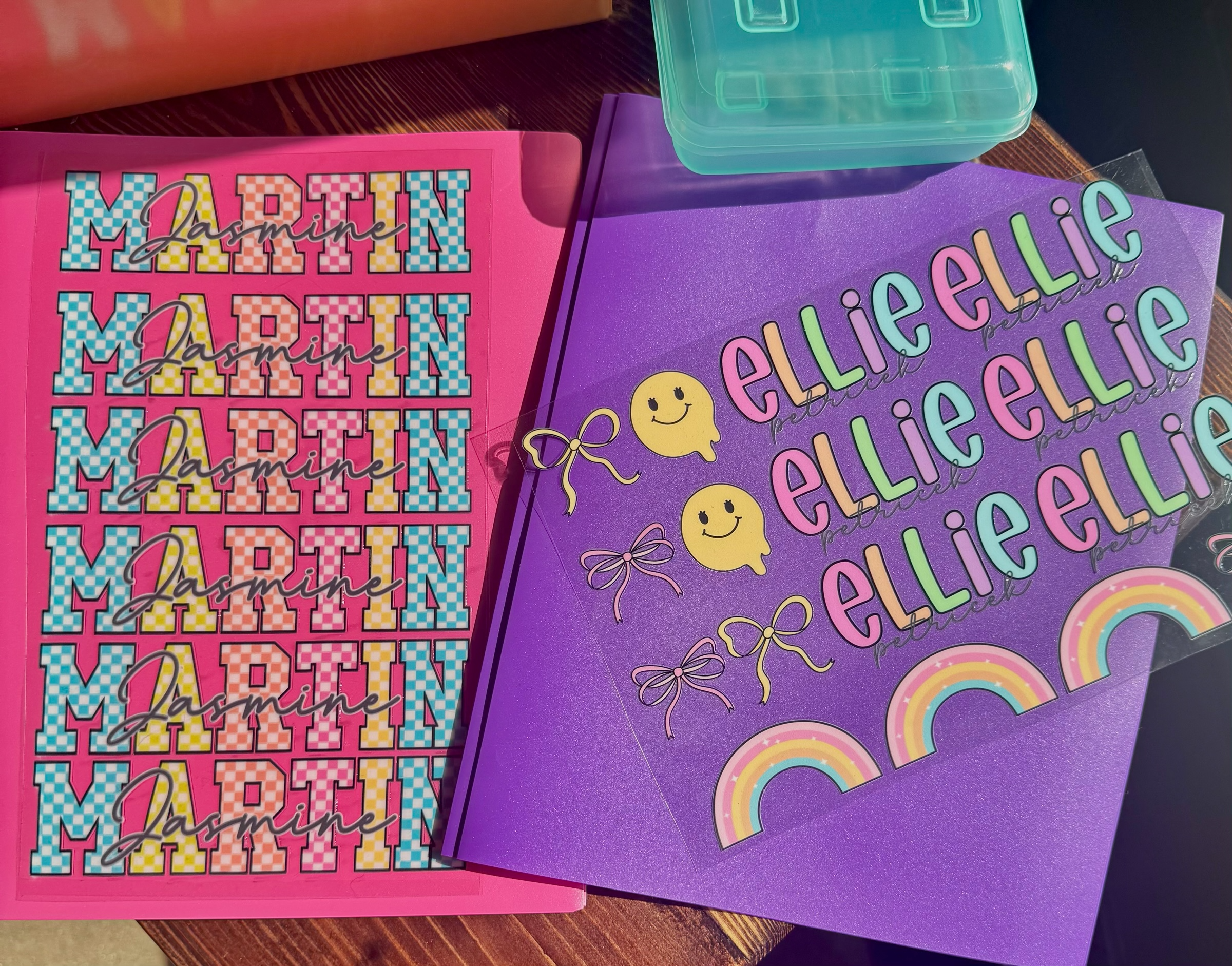 Back to School - UV Name Stickers - Premium Back to School from Pat's Monograms - Just $15! Shop now at Pat's Monograms
