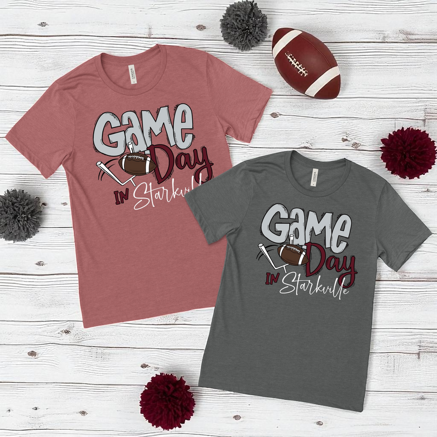 Game Day Tee - MS State - Premium T-Shirts from Pat's Monograms - Just $22! Shop now at Pat's Monograms