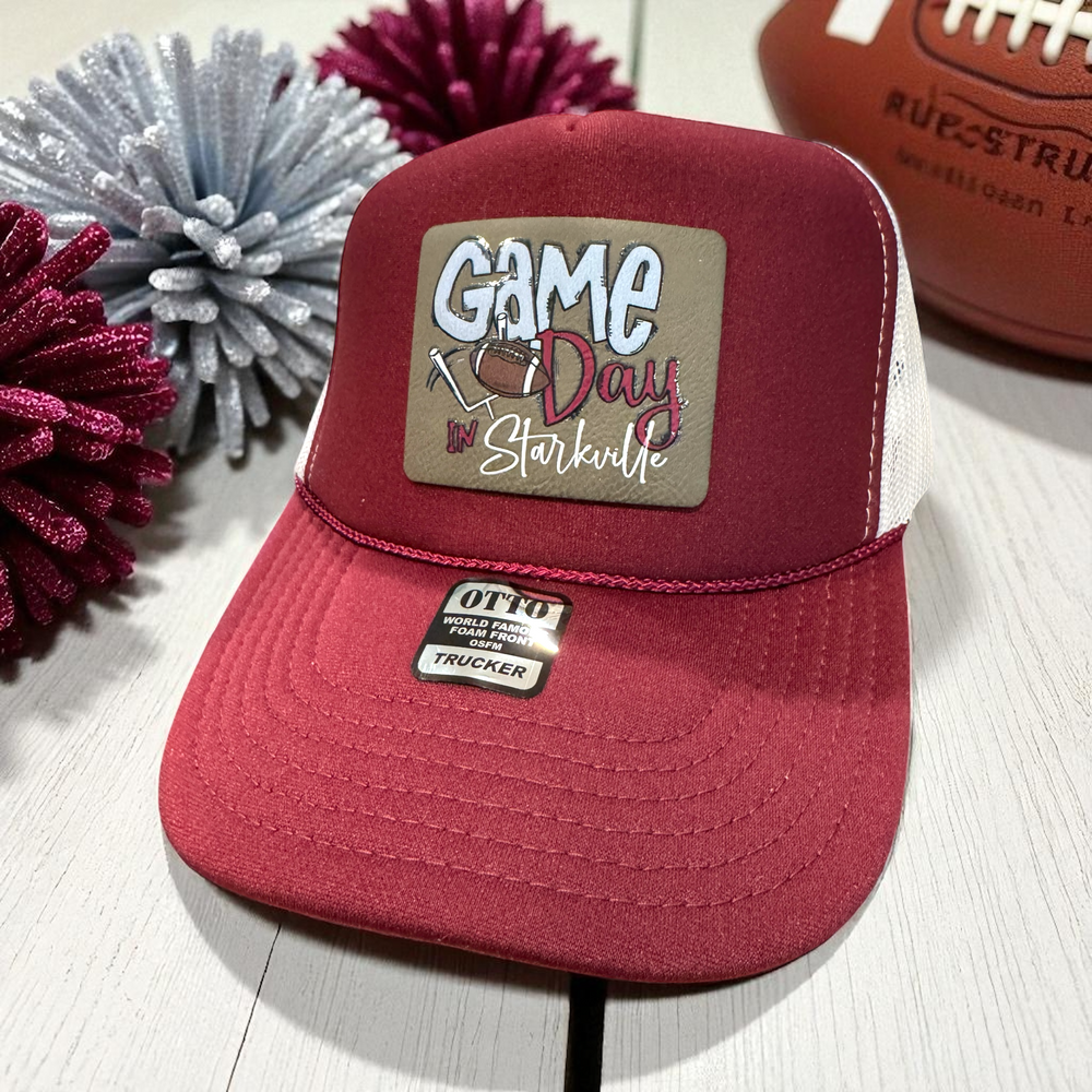 Game Day Caps - MS State - Premium T-Shirts from Pat's Monograms - Just $24.95! Shop now at Pat's Monograms