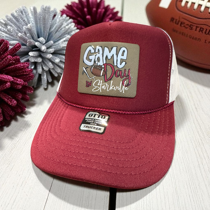 Game Day Caps - MS State - Premium T-Shirts from Pat's Monograms - Just $24.95! Shop now at Pat's Monograms