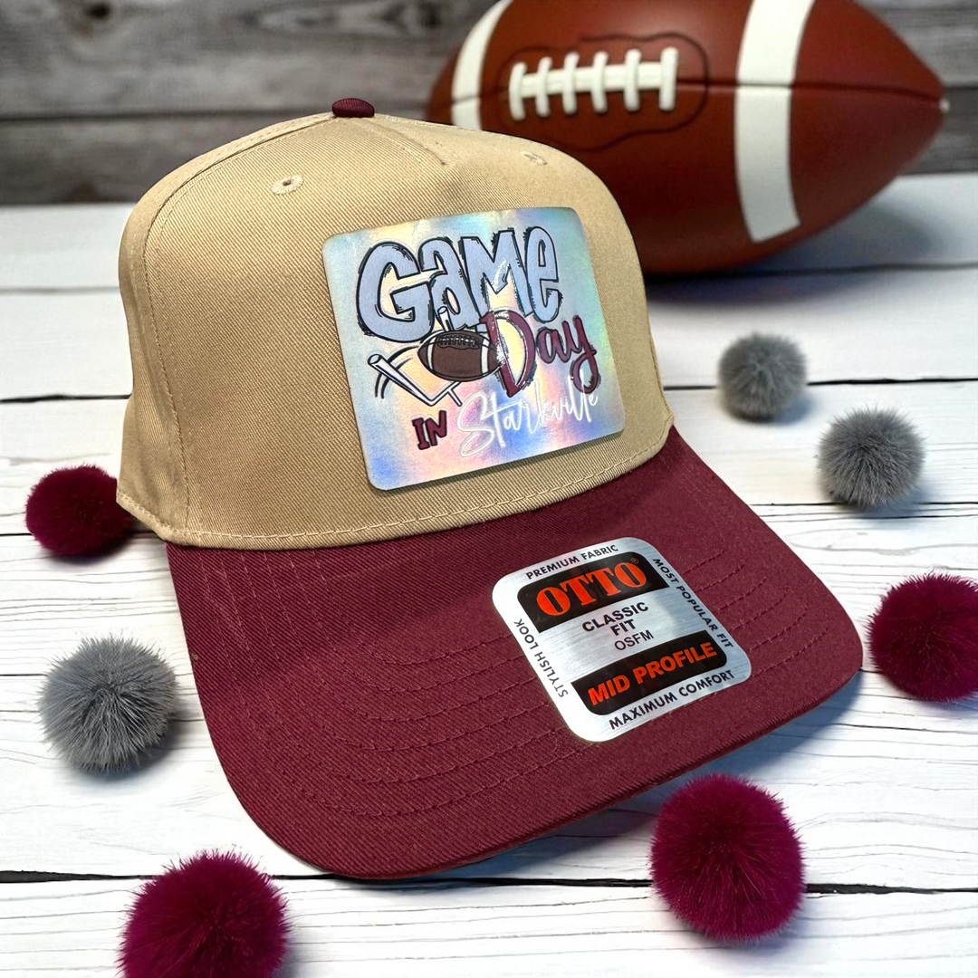 Game Day Caps - MS State - Premium T-Shirts from Pat's Monograms - Just $24.95! Shop now at Pat's Monograms
