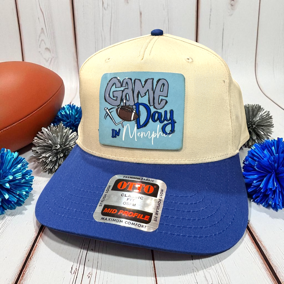 Game Day Caps - Memphis - Premium hats from Pat's Monograms - Just $24.95! Shop now at Pat's Monograms