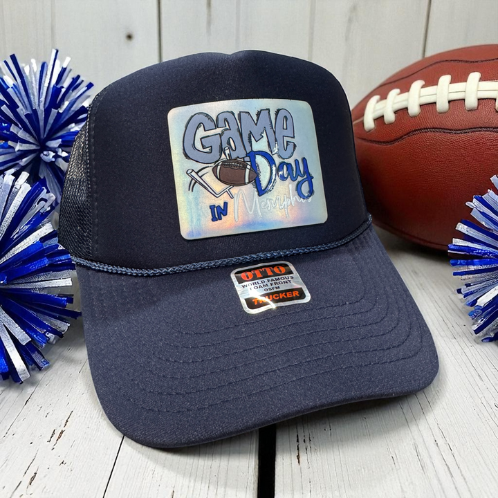 Game Day Caps - Memphis - Premium hats from Pat's Monograms - Just $24.95! Shop now at Pat's Monograms