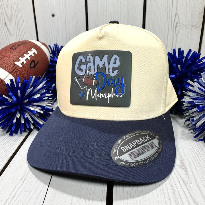 Game Day Caps - Memphis - Premium hats from Pat's Monograms - Just $24.95! Shop now at Pat's Monograms