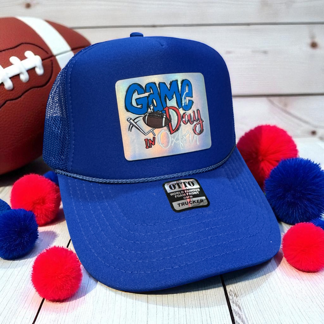 Game Day Caps - Ole Miss - Premium T-Shirts from Pat's Monograms - Just $24.95! Shop now at Pat's Monograms