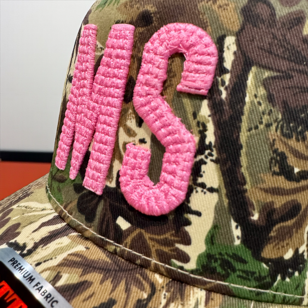 State Pride Camo with Embroidered MS - Pre-Order - Premium Caps from Pat's Monograms - Just $18! Shop now at Pat's Monograms