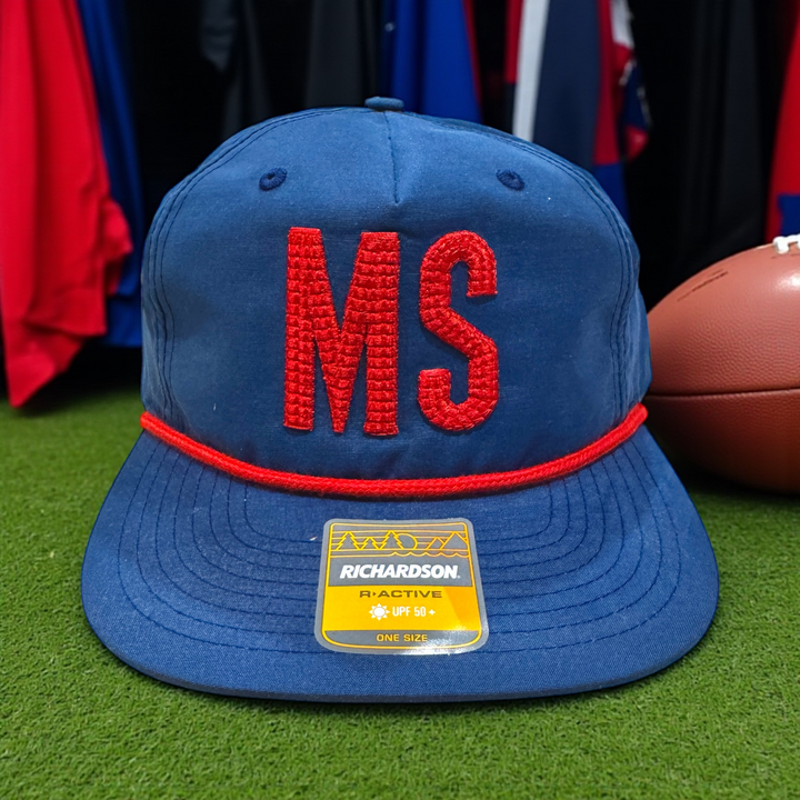 Go Rebs! Puff Embroidery Ole Miss Caps - Premium Caps from Pat's Monograms - Just $22.95! Shop now at Pat's Monograms