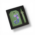 Personalized Luggage Tag - UV Printed Initial Monogram - Premium Travel Accessories from Pat's Monograms - Just $19.95! Shop now at Pat's Monograms