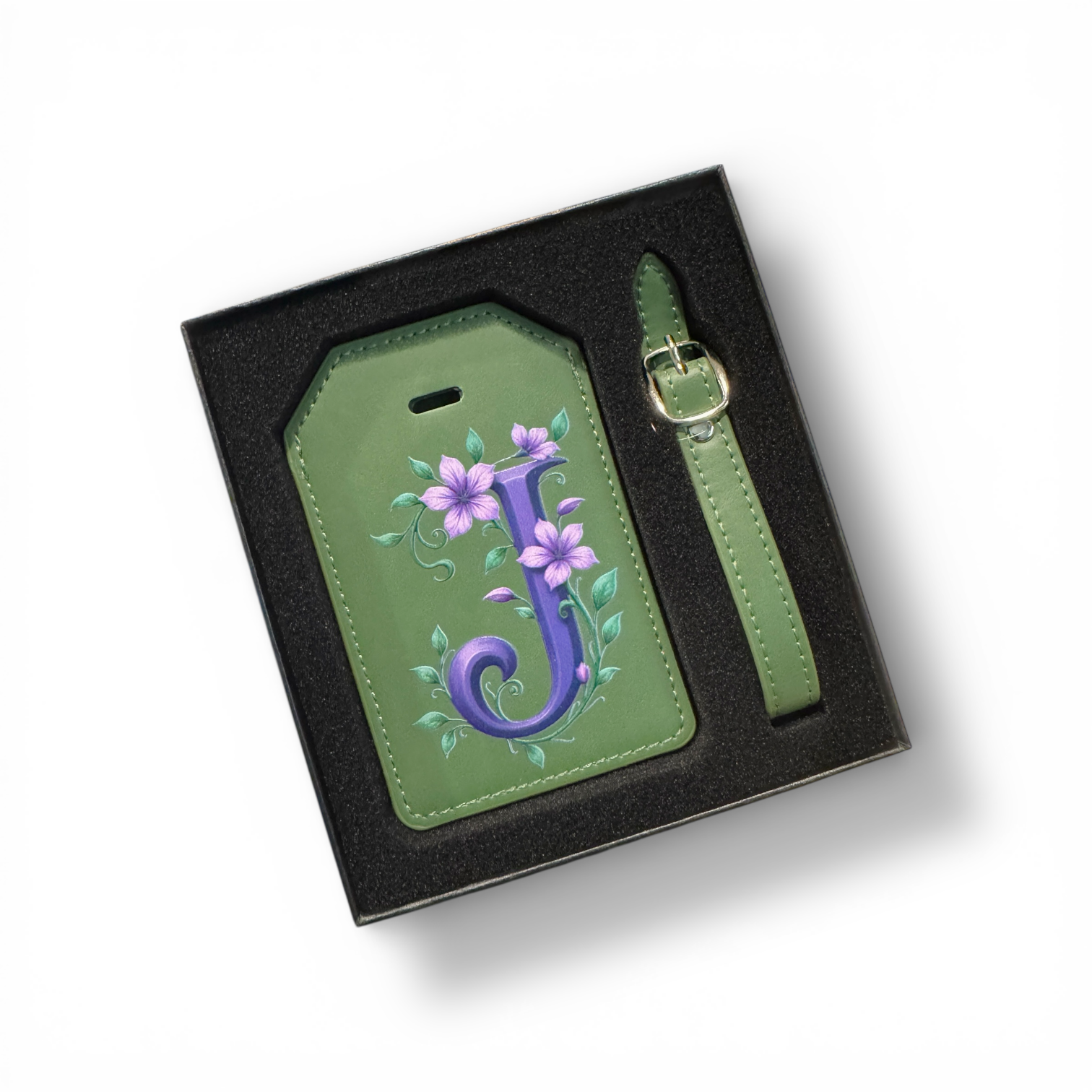 Personalized Luggage Tag - UV Printed Initial Monogram - Premium Travel Accessories from Pat's Monograms - Just $19.95! Shop now at Pat's Monograms