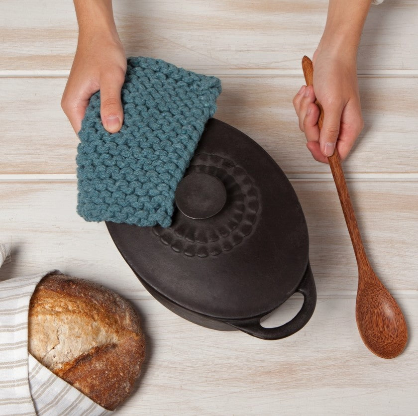 Chunky Knit Potholders - Premium Kitchen Accessories from Danica Heirloom - Just $8.95! Shop now at Pat's Monograms