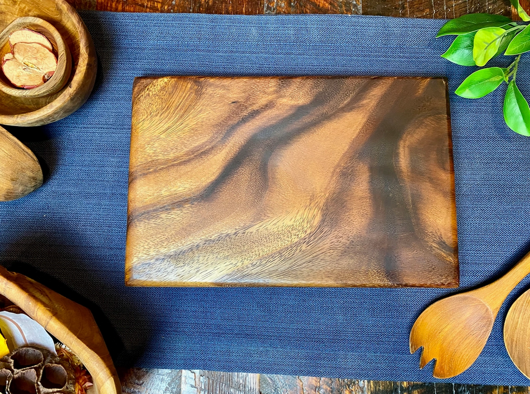 Premium, All Dark Grain Small Square End Cutting Board - Premium Cutting Boards from Tuckahoe Hardwoods - Just $29.95! Shop now at Pat's Monograms