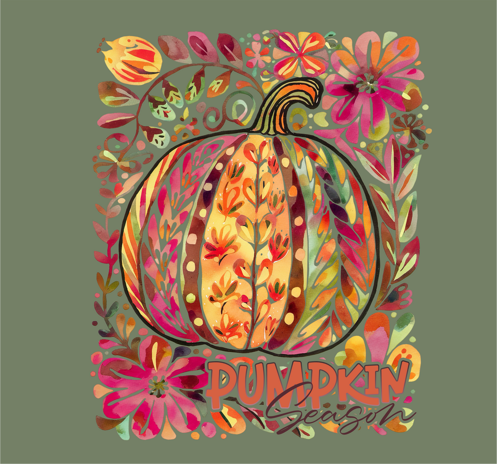 Pumpkin Season - NEW Style - Pocket Crewneck - Premium Shirts and Tanks from Pat's Monograms - Just $29.95! Shop now at Pat's Monograms