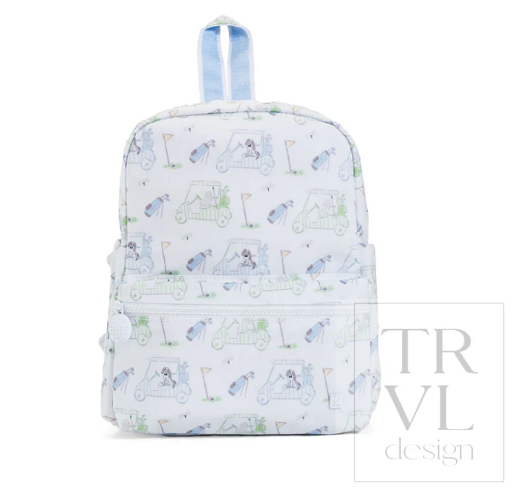 Mini Backer - Putt Putt Blue - Premium baby and Toddler Outfits from TRVL Design - Just $46.95! Shop now at Pat's Monograms