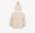 Chunky Diamond Cable Cardigan & Hat Set - Premium Infant Wear from Elegant Baby - Just $58.95! Shop now at Pat's Monograms