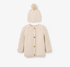 Chunky Diamond Cable Cardigan & Hat Set - Premium Infant Wear from Elegant Baby - Just $58.95! Shop now at Pat's Monograms