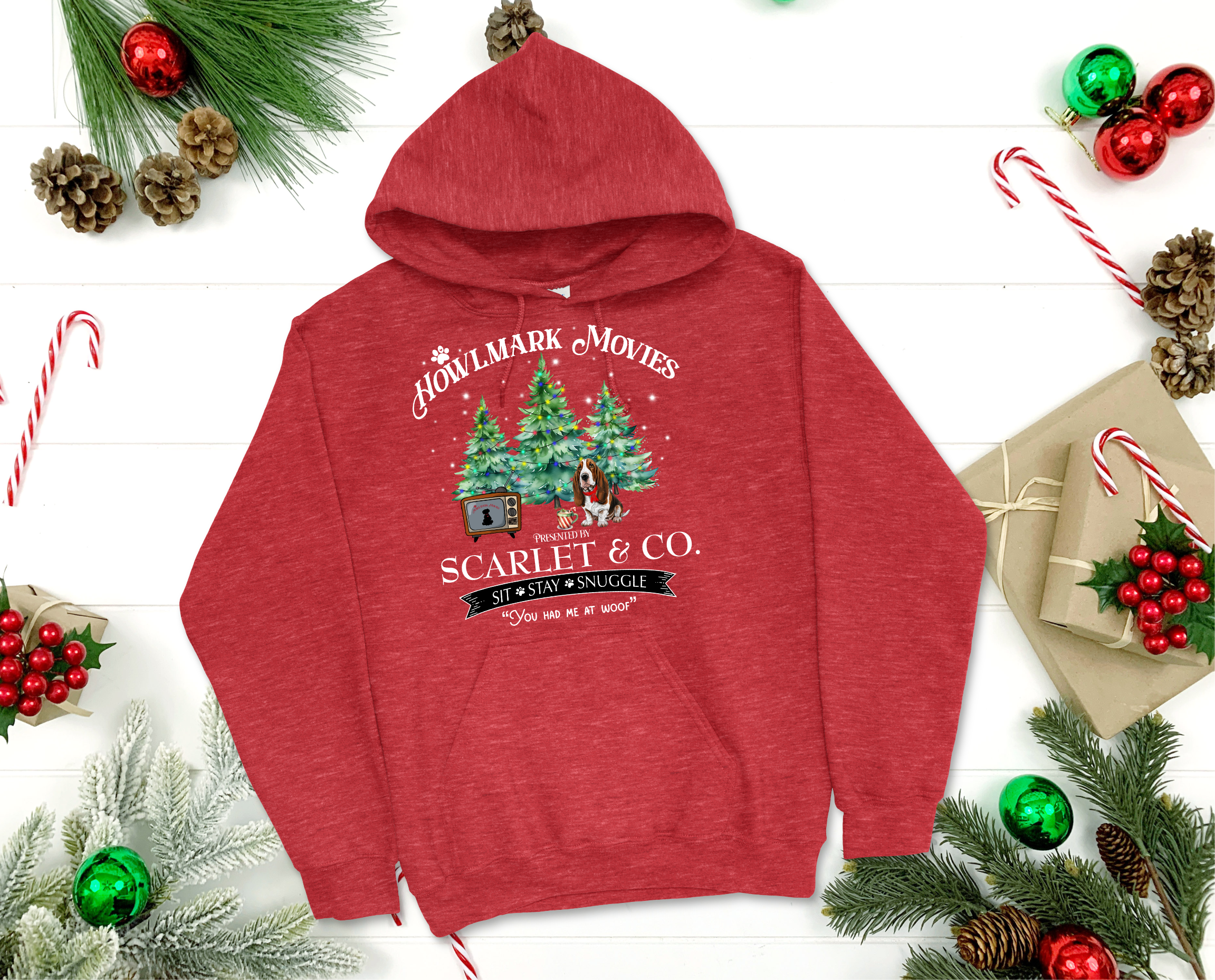 "Howlmark" Movie Sweatshirt - Personalized with your favorite Dog Breed - Premium holiday from Pat's Monograms - Just $42.95! Shop now at Pat's Monograms