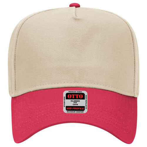 Otto 5 Panel 31- - Mid Profle Vintage Cotton/Twill Baseball Cap - Premium Hat from Otto Caps - Just $7.50! Shop now at Pat's Monograms
