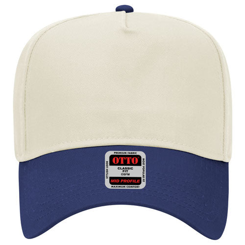 Otto 5 Panel 31- - Mid Profle Vintage Cotton/Twill Baseball Cap - Premium Hat from Otto Caps - Just $7.50! Shop now at Pat's Monograms