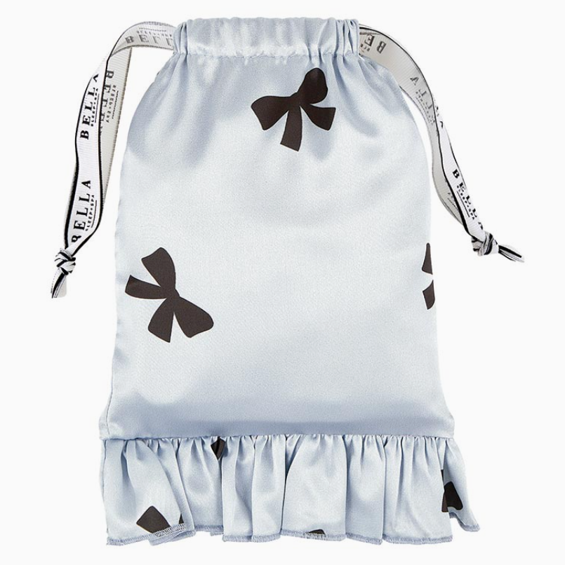 Ruffled Satin Pillowcase - Bows - Premium pillow case from Pat's Monograms - Just $35.95! Shop now at Pat's Monograms