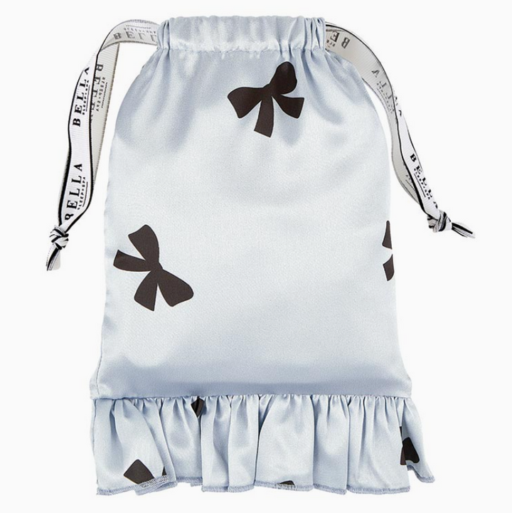 Ruffled Satin Pillowcase - Bows - Premium pillow case from Pat's Monograms - Just $35.95! Shop now at Pat's Monograms