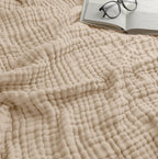Adult Muslin Cotton Throw - Sand - Premium blanket from Comfy Cubs - Just $34.95! Shop now at Pat's Monograms