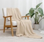 Adult Muslin Cotton Throw - Sand - Premium blanket from Comfy Cubs - Just $34.95! Shop now at Pat's Monograms