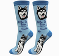 Siberian Husky Life is Better Socks - Premium Socks from Sock Daddy - Just $10.95! Shop now at Pat's Monograms