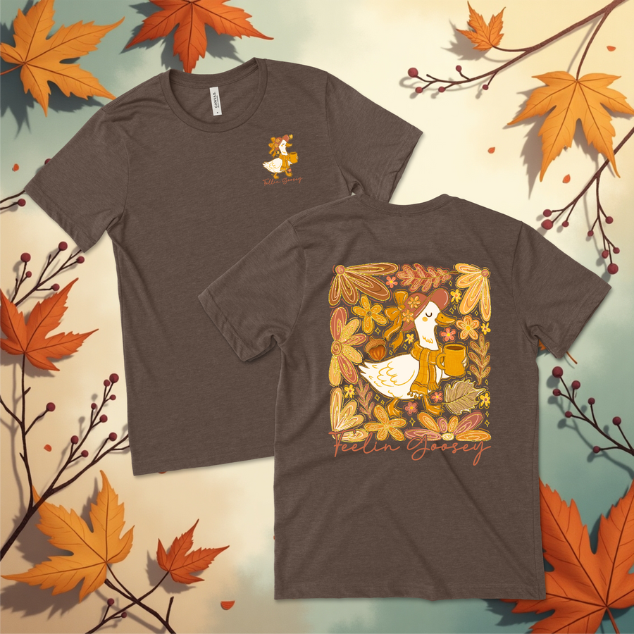 Feelin' Goosie Fall Shirt - Premium Shirts and Tanks from Pat's Monograms - Just $18.95! Shop now at Pat's Monograms