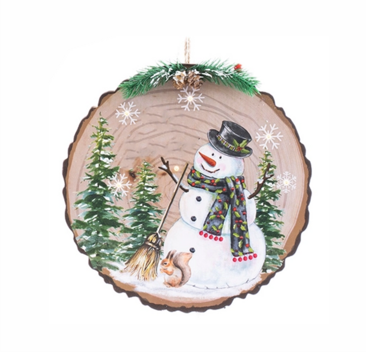 Snowman Lit Ornaments - Premium Christmas Ornament from Oak Street Wholesale - Just $9.95! Shop now at Pat's Monograms