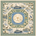 The Mahjestic South Mahjong Mat — Art Edition — Preorder - Premium Mahjong from Told in Tiles - Just $80! Shop now at Pat's Monograms