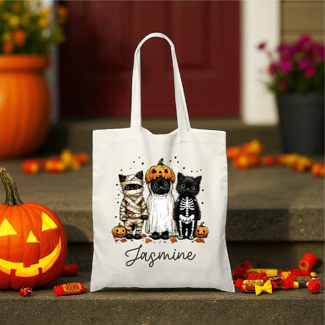 Personalized Trick or Treat Bags - Preorder - Premium Holiday Accessories from Pat's Monograms - Just $10! Shop now at Pat's Monograms