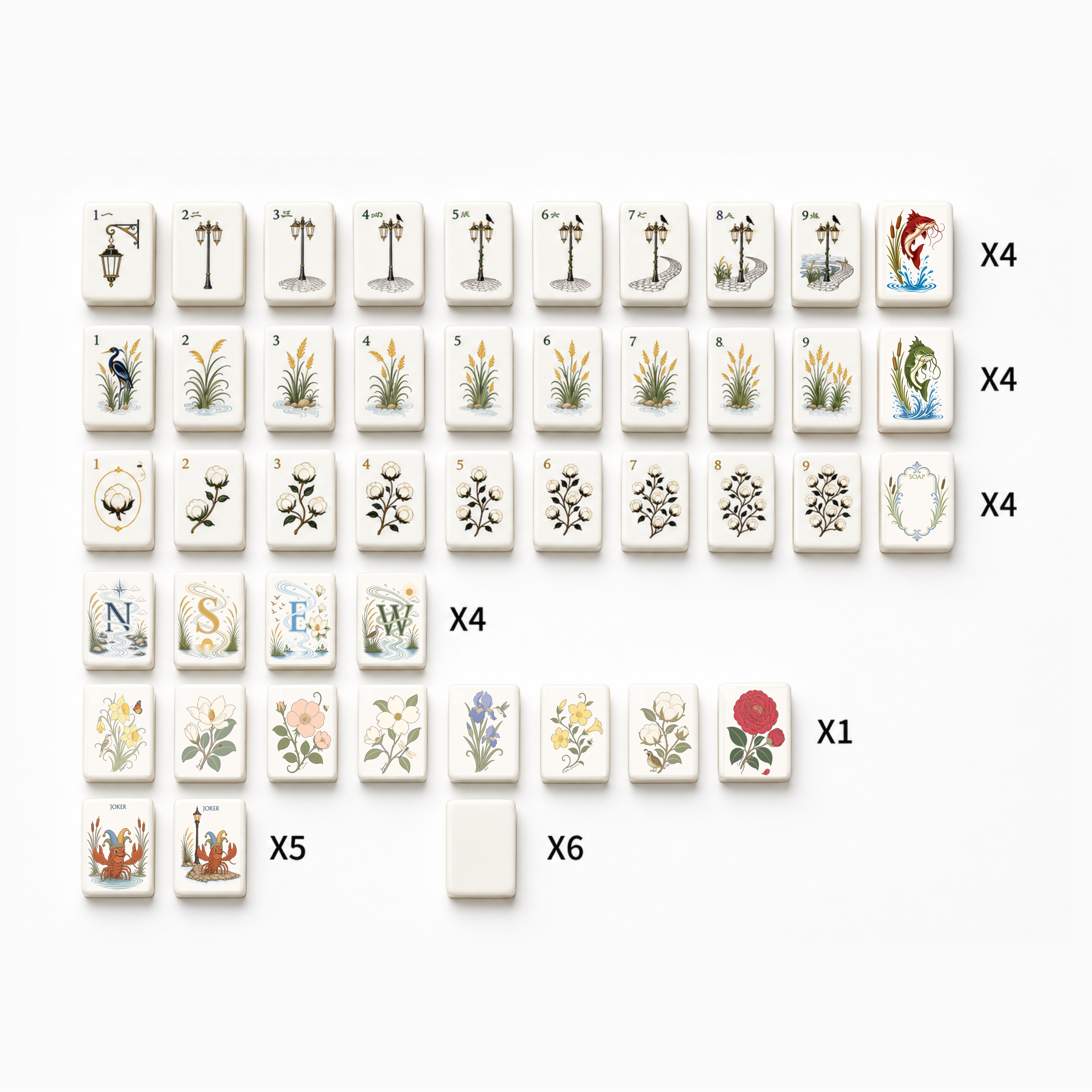 The Mahjestic South - Mahjong Set - PREORDER - Premium Mahjong from Told in Tiles - Just $450! Shop now at Pat's Monograms