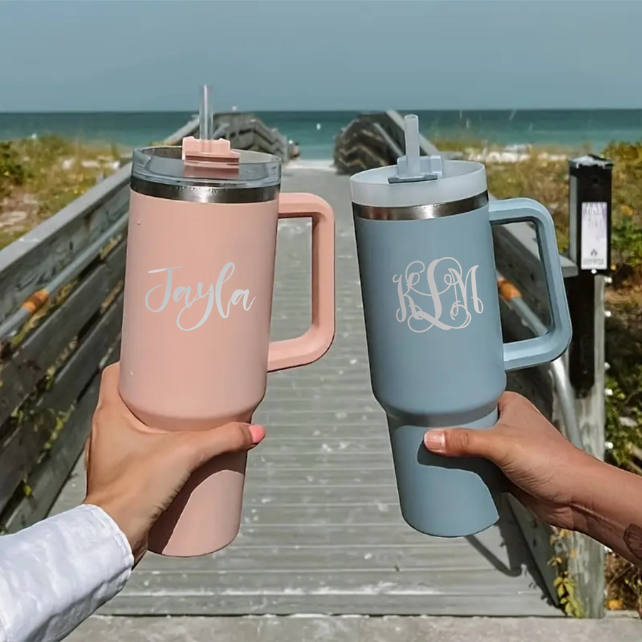 40oz. Tumbler Promotion - INCLUDES ENGRAVING - Premium drinkware from Pat's Monograms - Just $25! Shop now at Pat's Monograms