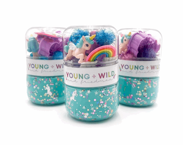 Unicorn Grab N Go Dough Jar - Premium Play Sets from Young Wild & Friedman - Just $14.95! Shop now at Pat's Monograms