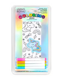 Unicorn Galaxy Coloring Socks - Premium socks from Living Royal - Just $8.95! Shop now at Pat's Monograms
