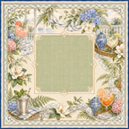 The Veranda — Cocktail Garden Mahjong Mat - PREORDER - Premium Mahjong from Told in Tiles - Just $80! Shop now at Pat's Monograms