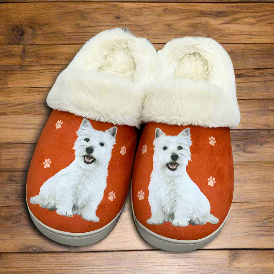 Westie Snuggs Slippers - Premium Slippers from E&S Pets - Just $24.95! Shop now at Pat's Monograms