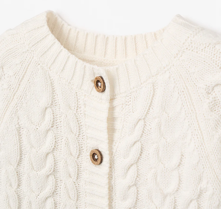 Horseshoe Cable Knit Sweater - Premium Infant Wear from Elegant Baby - Just $46! Shop now at Pat's Monograms